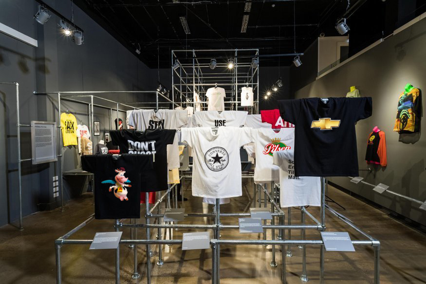 Katharine Hamnett opens T Shirt Cult Culture Subversion at The Fashion and Textile Museum